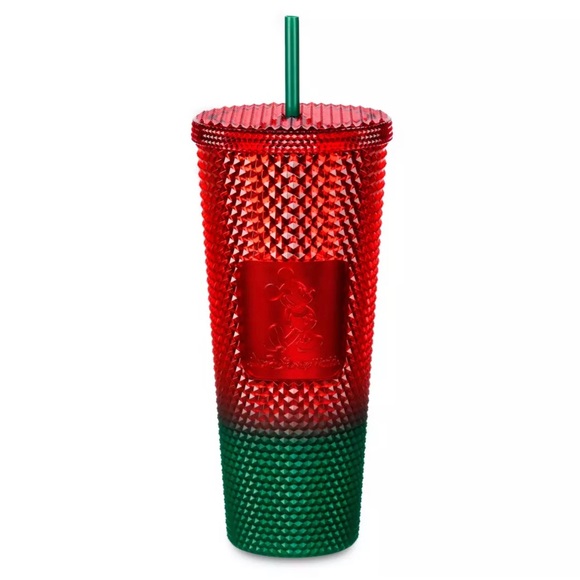 Mickey Mouse Christmas Starbucks Tumbler with Straw - Picture 2 of 3